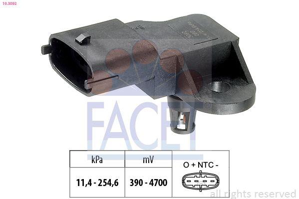 Facet 10.3092 Map Sensor Opel Astra H / J / Insignia 1.4Net / 16Let — Engine Management Sensors
