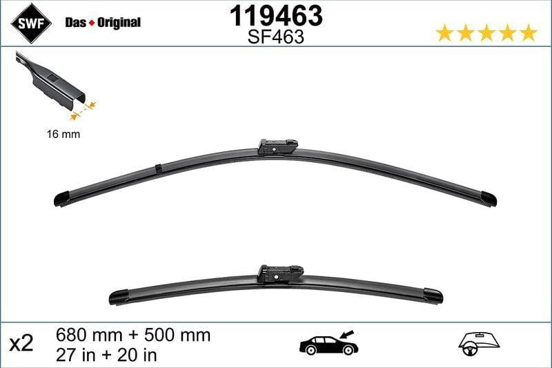 SWF Windshield Wiper Blade Set — Wipers