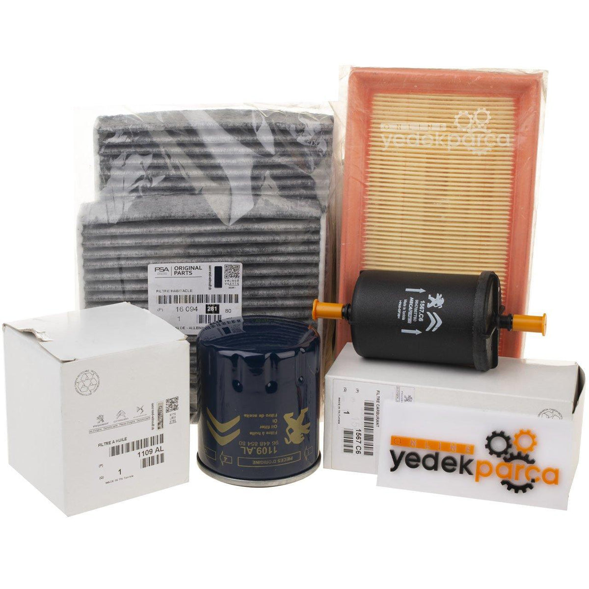 Peugeot 208 1.2 VTi Oil Filter Maintenance Kit - Original Set — Maintenance & Service Kits