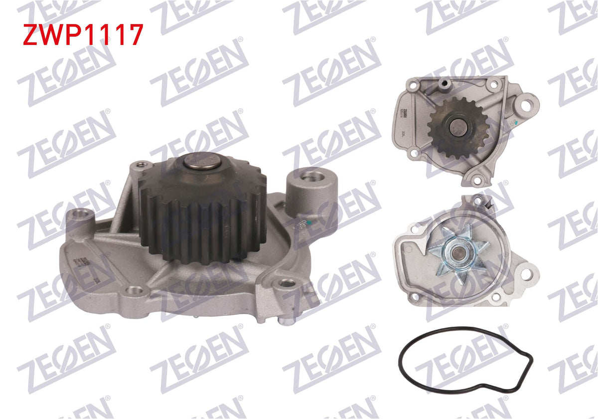 Zegen ZWP1117 Water Pump Honda Civic V 1.5i 1992-1995 / Civic V 1.6 I-Vtec 1992-1995 / Crx III 1.6i — Water Pump & Thermostat