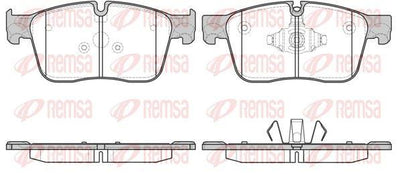 REMSA 1683.00 Brake Pad — Brake Pads