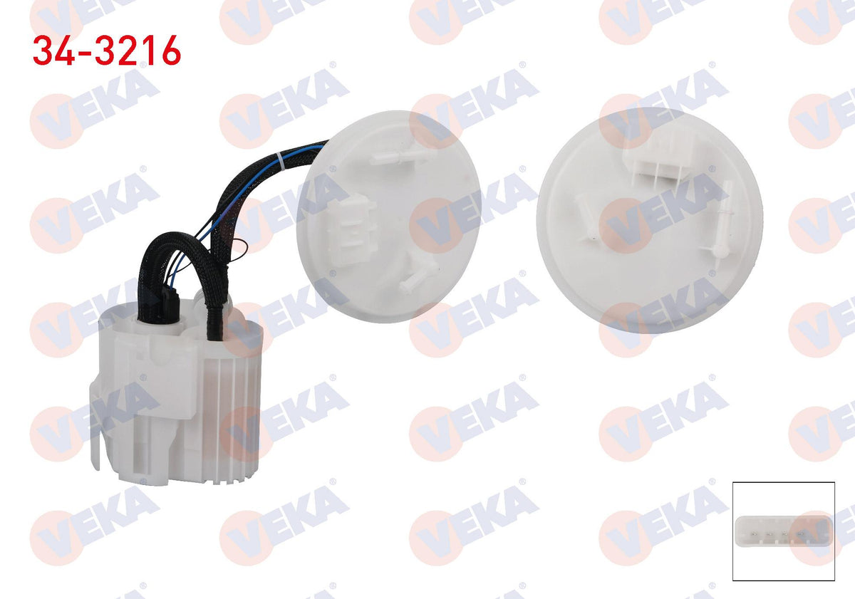 Veka 34-3216 Fuel Tank Level Float 3 Bar Opel Meriva A 1.6 2003-2010 — Fuel Delivery