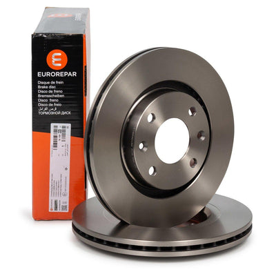 Eurorepar 1686717180 Citroen C4 2011-2017 Front Brake Disc Set 266mm 301/307/Partner — Brake Rotors & Drums