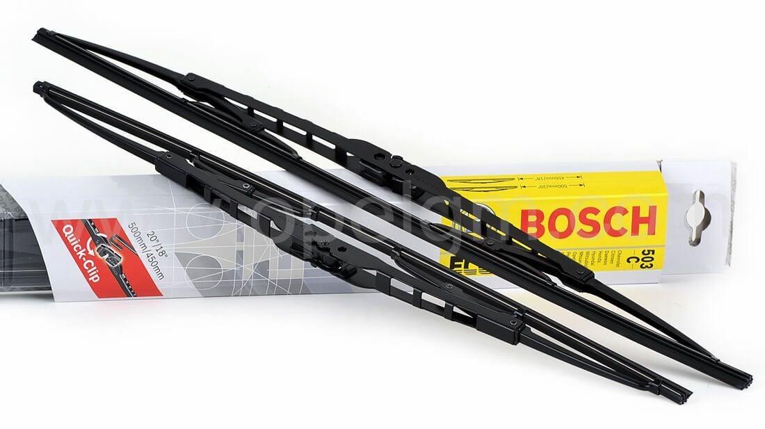 BOSCH 3397010249 Windshield Wiper Set for Opel Corsa B - 450mm/500mm — Wipers
