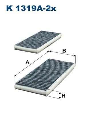 Filtron K1319A-2X Cabin Air Filter Mazda Mpv II 02/07 Rx-8 1.3 03/12 — Air & Cabin Filters