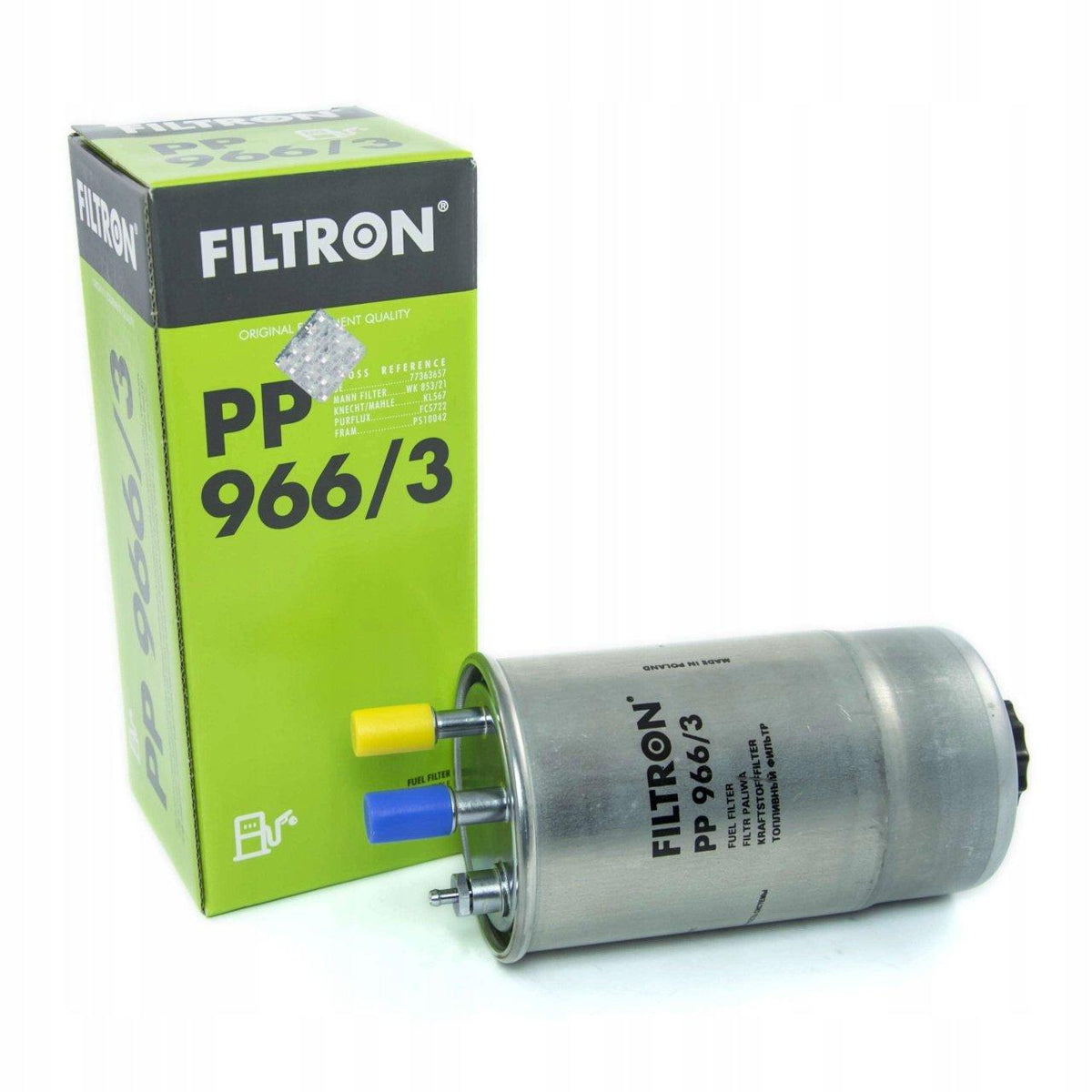 Filtron PP966-3 Diesel Filter Fiat Linea/Doblo/Fiorino 1.3 JTD 07- Bipper/Nemo — Fuel Delivery