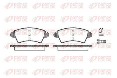 REMSA 0726.10 Brake Pad 206 2A C Sw CC 09 98-04 06 — Brake Pads