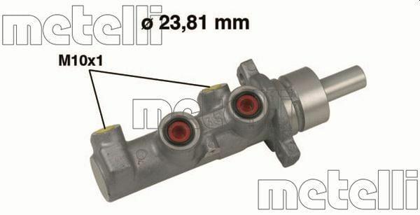 Metelli Brake Cylinder - Fiat Bravo II, Idea, Stilo — Brake Hydraulics
