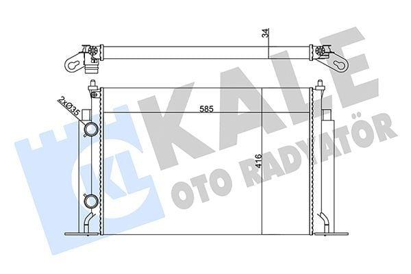 KALE 356260 Radiator Stilo - Automotive Radiator — Radiators & Fans