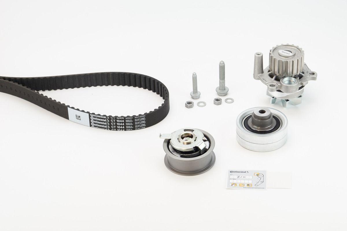 CONTINENTAL CTAM CT1044WP1 Timing Belt Kit + Water Pump (VW Golf 98-06 Audi A3 97-03) Agr-Alh-Ahf-A — Water Pump & Thermostat