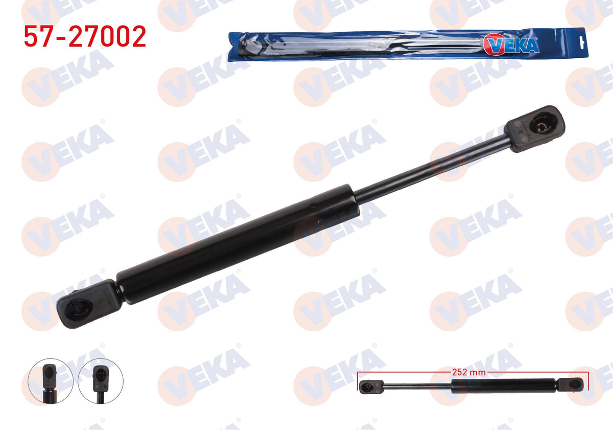 Veka 57-27002 Trunk Gas Strut 570mm / 490N Mazda 3 (Bk12,Bk14) (Bl) 2003-2009 — Support Rods & Struts