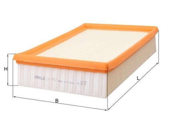 Mahle LX1957 Air Filter Freelander II L359 2.2 Td4 06-14 — Air & Cabin Filters