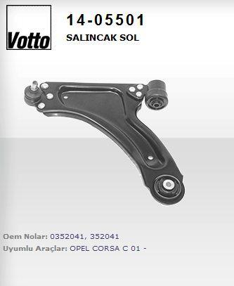 Votto 14-05501 14.05501 /Control Arm Left (Opel: Corsa C /Combo) — Control Arms & Ball Joints