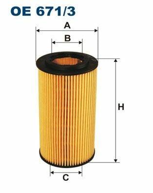 filtron oe671-3 oil filter for vw models, technical specifications of filtron oe671-3 oil filter FILTRON OE671-3 | Oil Filter for 2005 VW Golf, Passat, Jetta 2.0 FSI - Ideal for Car Owners & Mechanics FILTRON OE671-3 Oil Filter for VW Models oil-filter, filtron, vw-golf, vw-passat, vw-jetta, engine-parts, car-maintenance, mechanics, car-owners, ai-generated