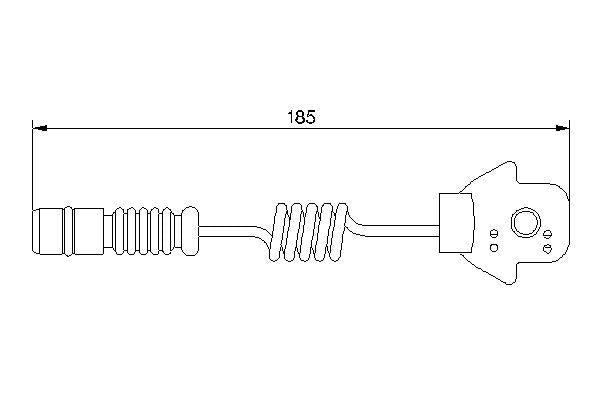 Bosch 1987474963 Brake Pad Connector Ml-Class W163 98-05 — Brake Pads