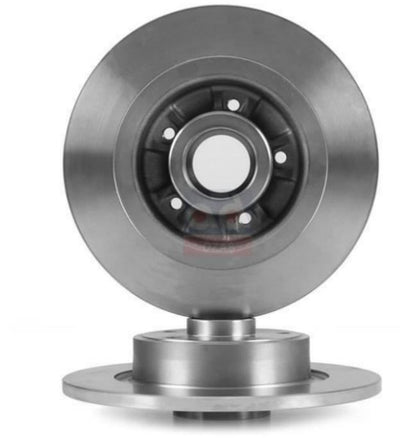 AYD 10-50420 Rear Brake Disc Laguna II 01-07 Scenic II 2.0 dCi ABS with Wheel Hub without Bearing 274-5 | Set of 2