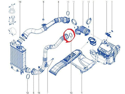 Renault Turbo Gasket for Talisman 2015 - Compatible with 1.5 dCi — Turbo & Supercharger