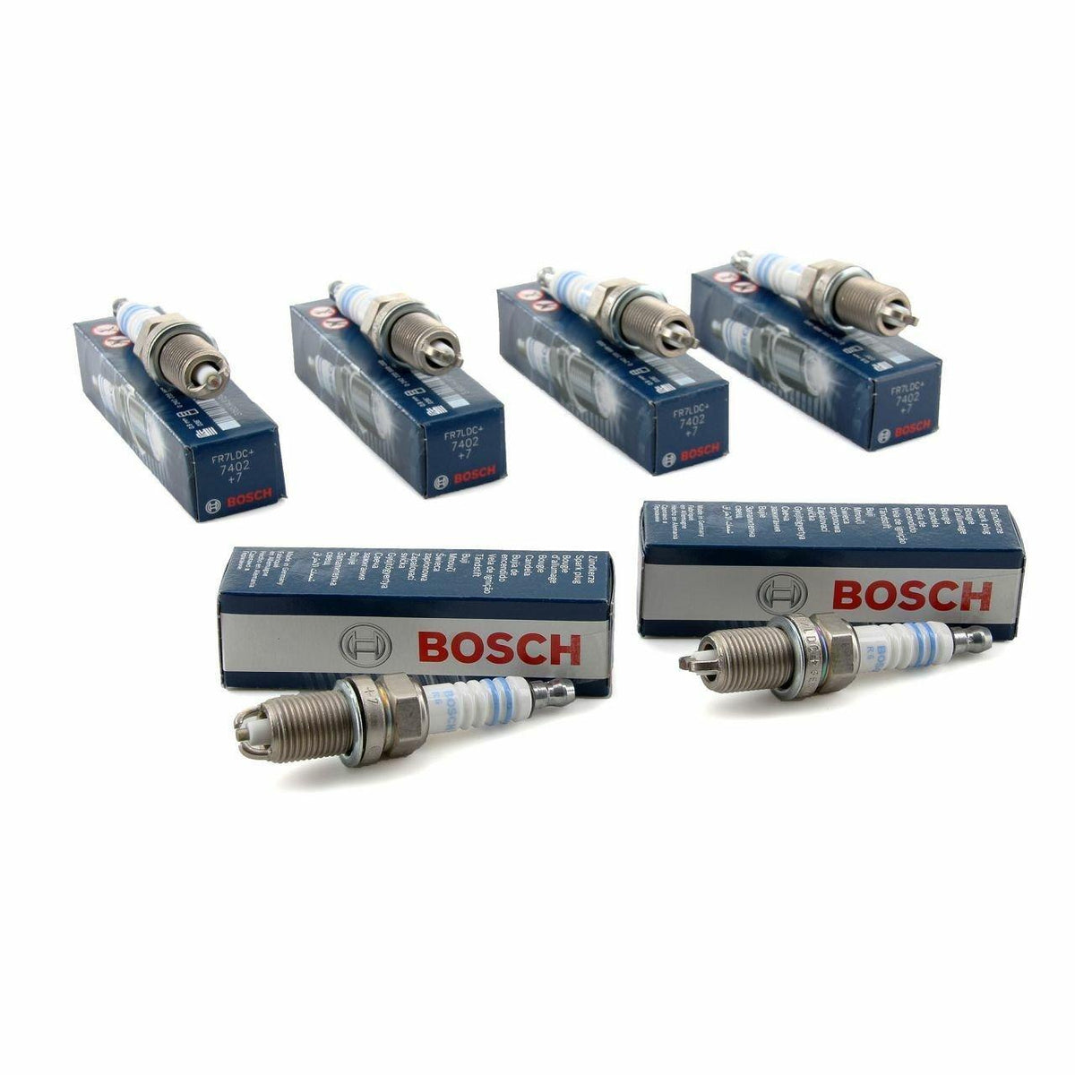 BOSCH Spark Plug Set for BMW E34 520i - 6 Pieces — Coils & Plugs