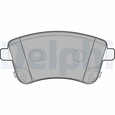 Delphi LP2203 Brake Pads - High Performance for Sonata, iX20, Soul