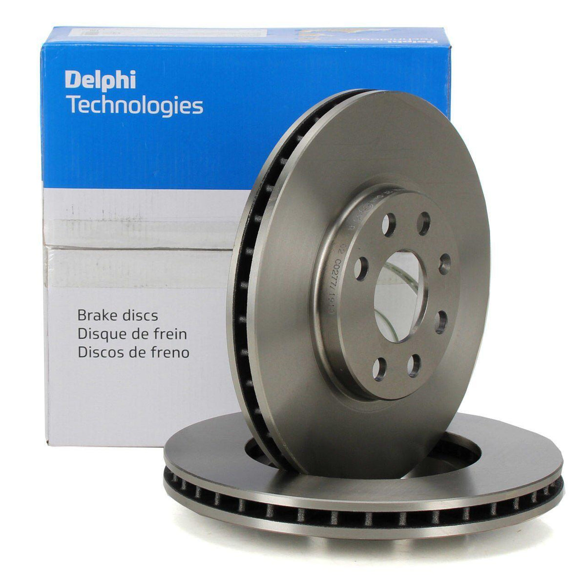 Delphi Front Brake Disks for Opel Corsa C - 260mm — Brake Rotors & Drums