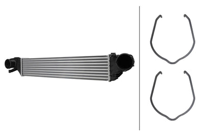Hella 8ML366341-461 Turbosarj Radiator W203 02 > 07 Cl203 03 > 08 S203 02 > 07 C209 02 > 09 A209 03 > 10 — Radiators & Fans