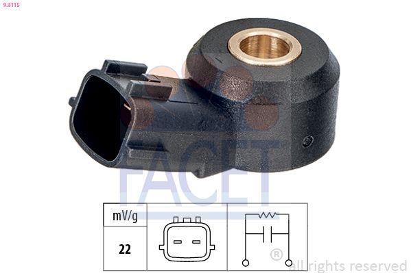 Facet 9.3115 Knock Sensor Alfa Romeo MiTo (955_) 1.4 (955.Axb1b, 955.Axu1a)