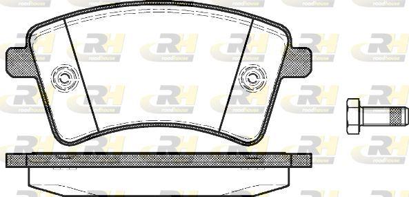 ROADHOUSE 21351.00 Brake Pad Citan 415 11 12 — Brake Pads