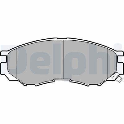 Delphi LP1010 Front Brake Pad Mitsubishi L200 96-07 L300 95- (with Connector)