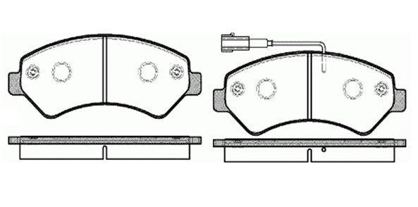 MGA 55123 Brake Pad Front Wva 29466 (Fiat: Ducato III 06 >) — Brake Pads