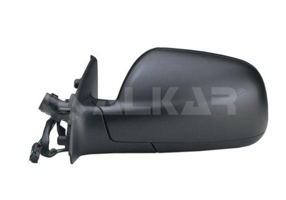 Alkar 6125307 Outer Rear View Mirror Left Electric Aspheric Heated Primed 5 Pin Peugeot 307 2000-2009 — Mirrors