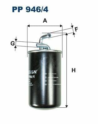 FILTRON PP946-4 Fuel Filter for Jeep Compass 2.0 4×4 - Effective Filtration for Vehicle Maintenance Enthusias — Fuel Delivery