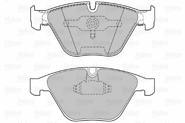 vale0 670410 brake pad front view, vale0 670410 brake pad specifications VALEO 670410 Brake Pad Set - Front Brake Pads for 7S-E65-E66 | Tech Specs Included VALEO 670410 Brake Pad Set - Front Brake Pads for 7S-E65-E66 valeo, brake-pads, front-brake-pads, car-parts, automotive, mechanics, car-maintenance, braking-system, oe-replacement, ai-generated