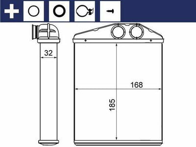 MAHLE AH13000S Aluminum Radiator - Efficient Heating for Vectra.C — Radiators & Fans