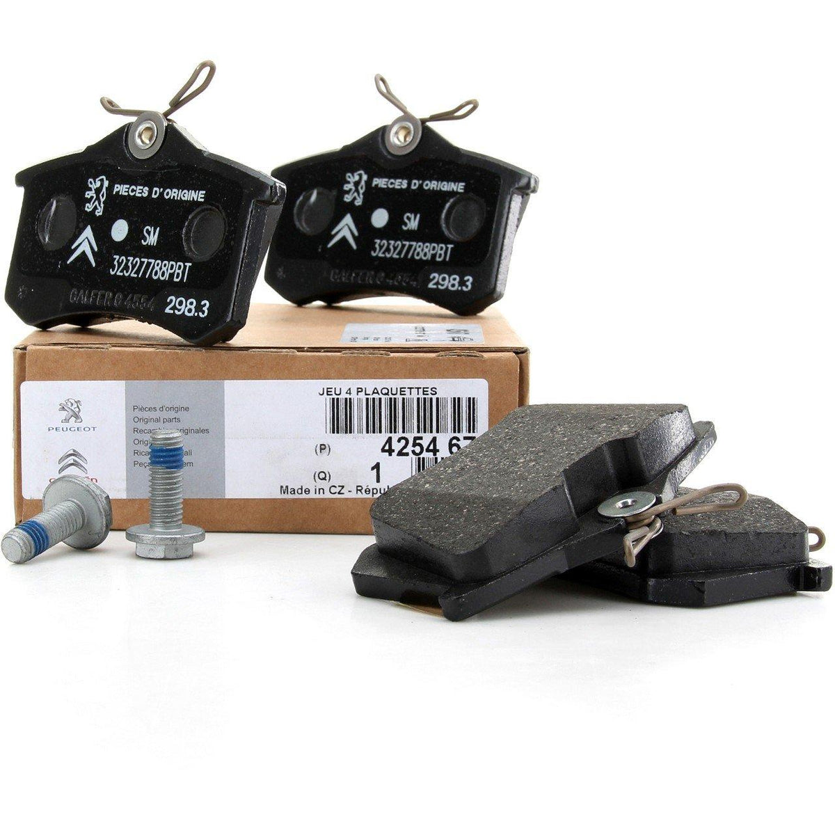 Citroen C4 Rear Brake Pad Set - Original Quality for — Citroën, Brake Pads