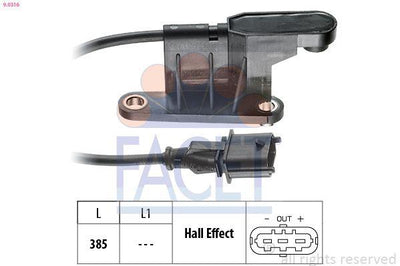 Facet 9.0316 Sensor Camshaft Opel Astra G /Corsa C /Vectra B /C Z14xe /Z16xe — Timing