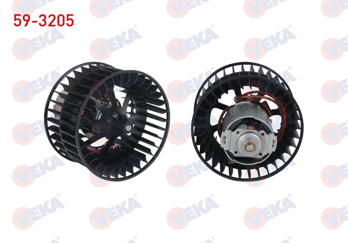 Veka 59-3205 Heater Motor without A/C Opel Combo B 1994-2001 /Corsa B 1993-2000 /Tigra A 1994-2000 — Heater & Blower
