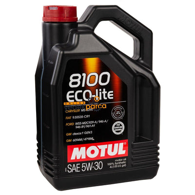 Motul 305-108213 5W30 Dexos1 Gen3 ECO-Lite 4 Litre Motor Oil — Fluids & Chemicals