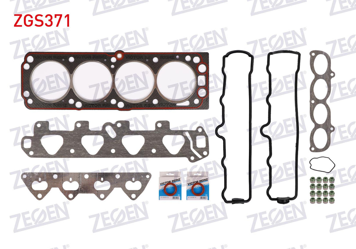 Zegen ZGS371 Upper Set Gasket + Skc Opel Astra F-Vectra B 1.6 16V X16xel Victor Reinz with Seal — Gaskets & Seals