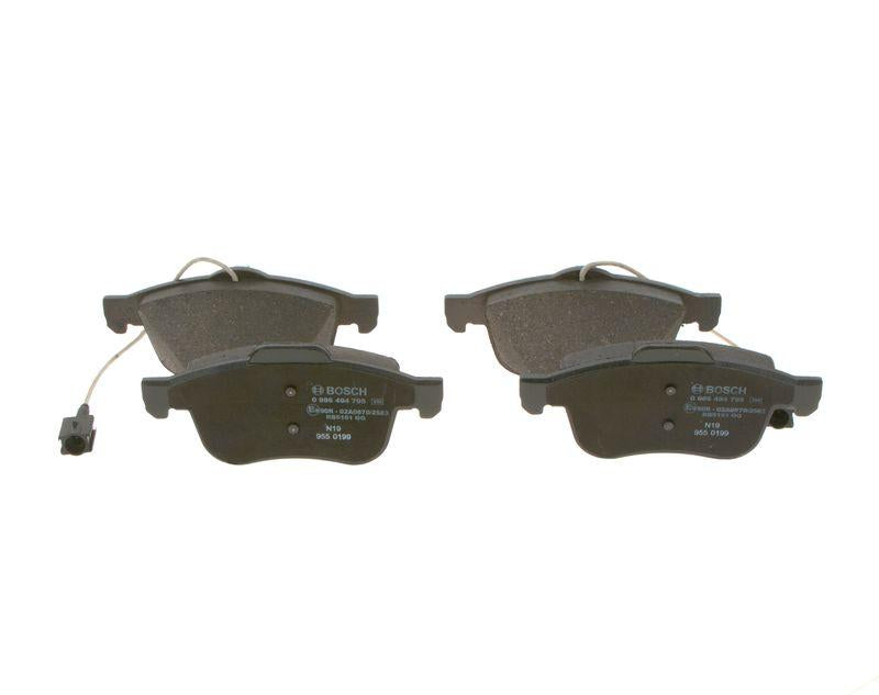 Bosch 0986494795 Front Brake Pad with Connector Fiat Doblo Grande Punto Opel Combo D 1.6 Multijet 156mm 10- — Brake Pads
