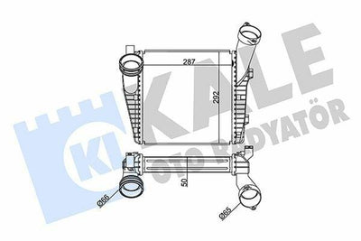 Kale Turbo Radiator (Right) - Compatible with Touareg 5.0 TDI & Q7 4.2 TDI — Radiators & Fans
