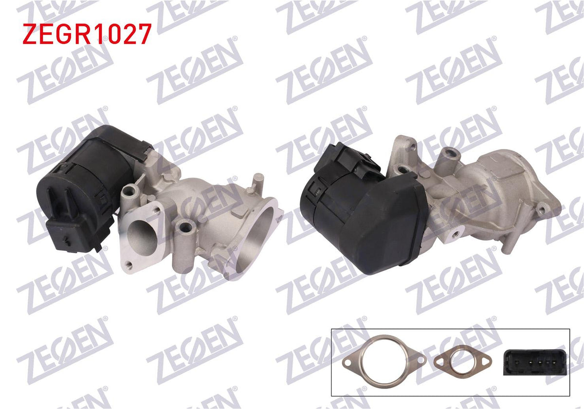 Zegen ZEGR1027 EGR Valve Ford Mondeo IV 2.0 TDCi (Klba-Lpba-Tyba-Azba) 2007-2014 / C5 II 2.0 HDi 2004-2008 / 307 2.0 HDi 2000-2007 (Dw10bted4) / C70 II 2.0 D 2006-/ S80 II 2.0 TDI 2006-(D420
