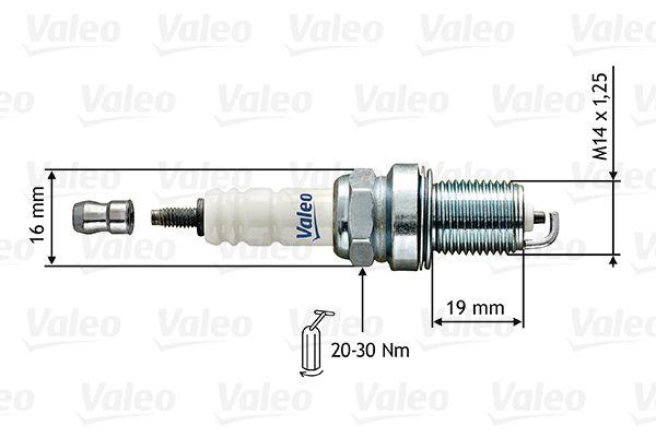 Valeo 246851 Spark Plug 106 206+ 207 306 307 — Coils & Plugs