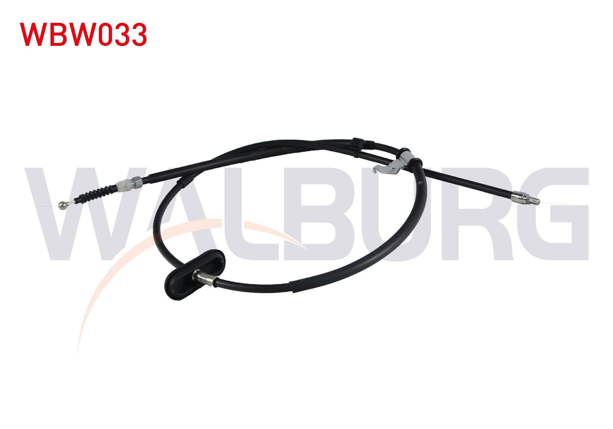 WALBURG WBW033 El Brake Cable Rear Right with Disc Opel Astra J Gtc / Cascada 1.4T 1.6T 2009