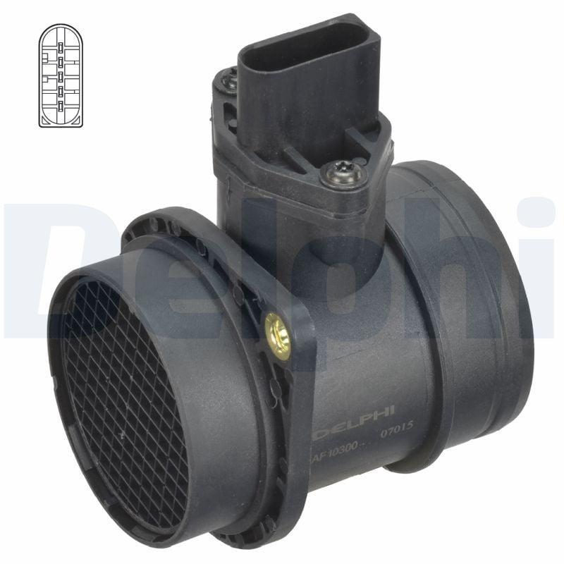 Delphi AF10300-12B1 Air Flow Sensor - Fits Audi, Seat and 2 more models — Engine Management Sensors