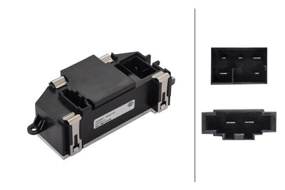 Hella 5HL366410-251 Heater Resistor Caddy 11 > 15 CC 12 > 17 Golf VI Jetta Passat A3 Leon Octavia Yeti 03 >