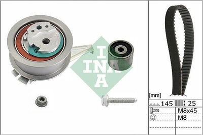 INA Timing Belt Set for Skoda Rapid 2012+ - 1.4TDI CUS — Belts