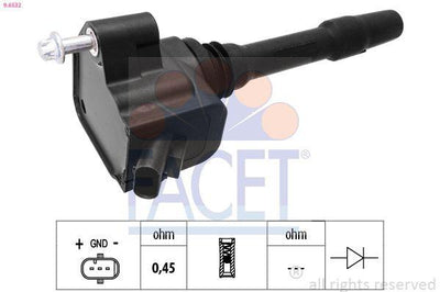 Facet 9.6532 Ignition Coil BMW B38 B46 B48 B58 F20 F30 G20 G30 Mini F54 F55 F56 F60 — Coils & Plugs