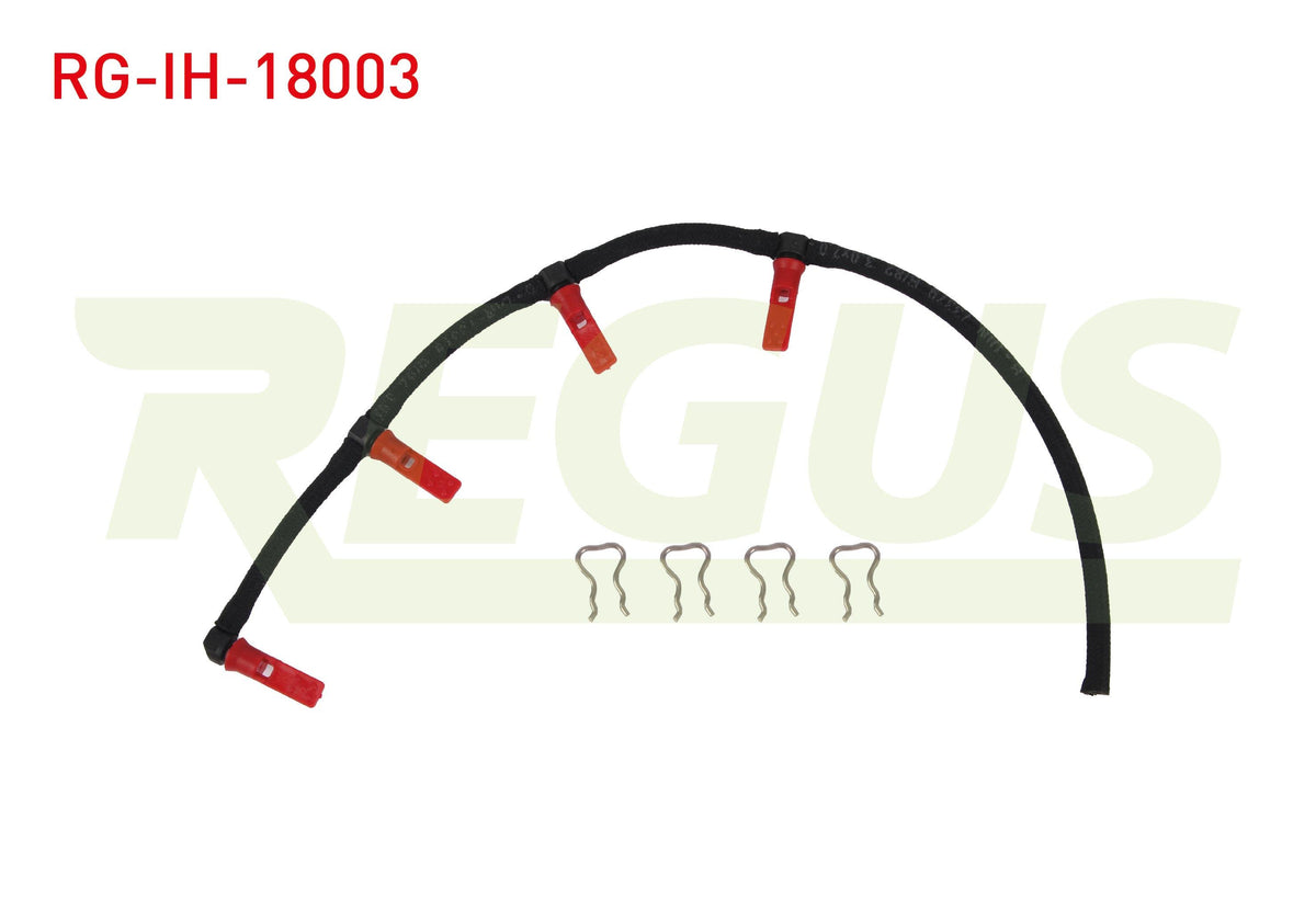 REGUS RG-IH-18003 Injector Geri Return Hose Fiat Doblo 1.3 JTD 16V 2004-2006 / Punto 1.3 JTD 16V 2003-2012 / — Fuel Delivery