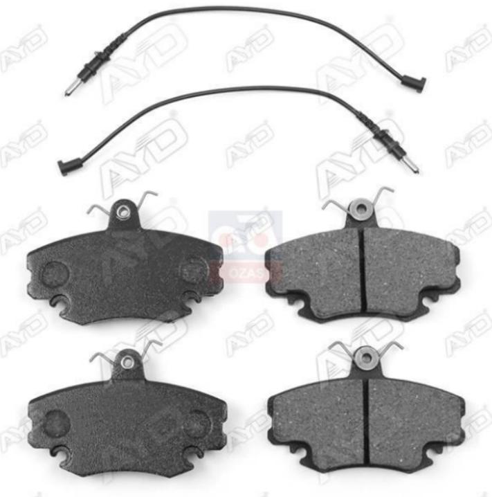 AYD 11-60008B Front Brake Pad R9 R11 R19 R21 Clio I II Megane I Expres Symbol I II Twingo Logan Sandero Solenza — Brake Pads