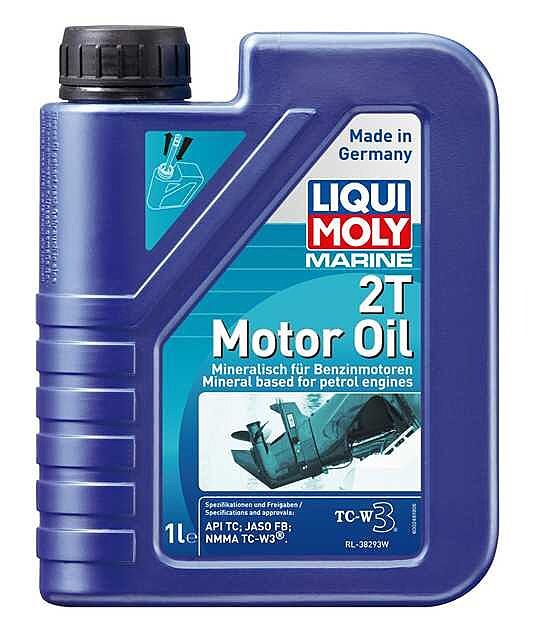 LIQUI MOLY Marine Deniz 2T Motor Oil 1 Litre 25019 — Auto Parts Hall, Fluids & Chemicals